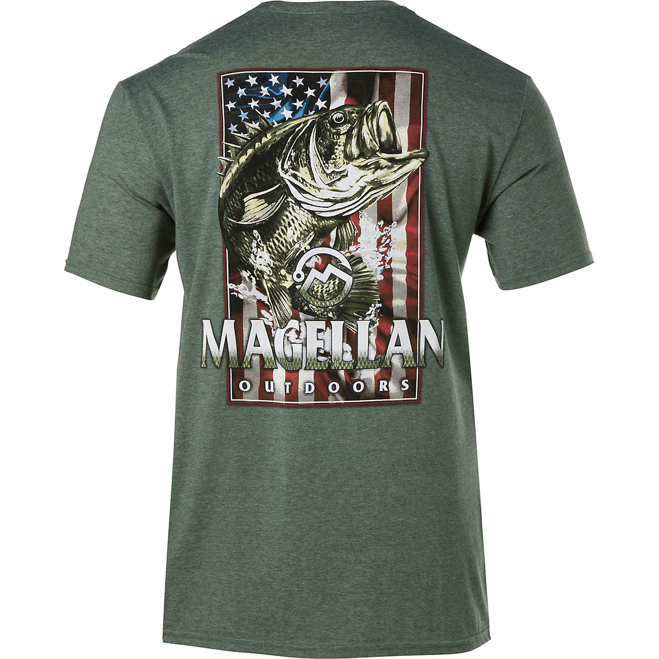 Magellan Outdoors Men's Splash Backdrop Graphic Short Sleeve T-shirt                                                             - view number 1