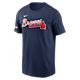Nike Men's Atlanta Braves Ozzie Albies #1 Gold N&N T-shirt                                                                       - view number 2 image