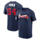 Nike Men's Atlanta Braves Max Fried #54 Gold N&N T-shirt                                                                         - view number 3 image