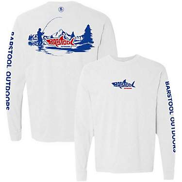 Barstool Sports Men's Fishing Long Sleeve Graphic T-shirt                                                                       