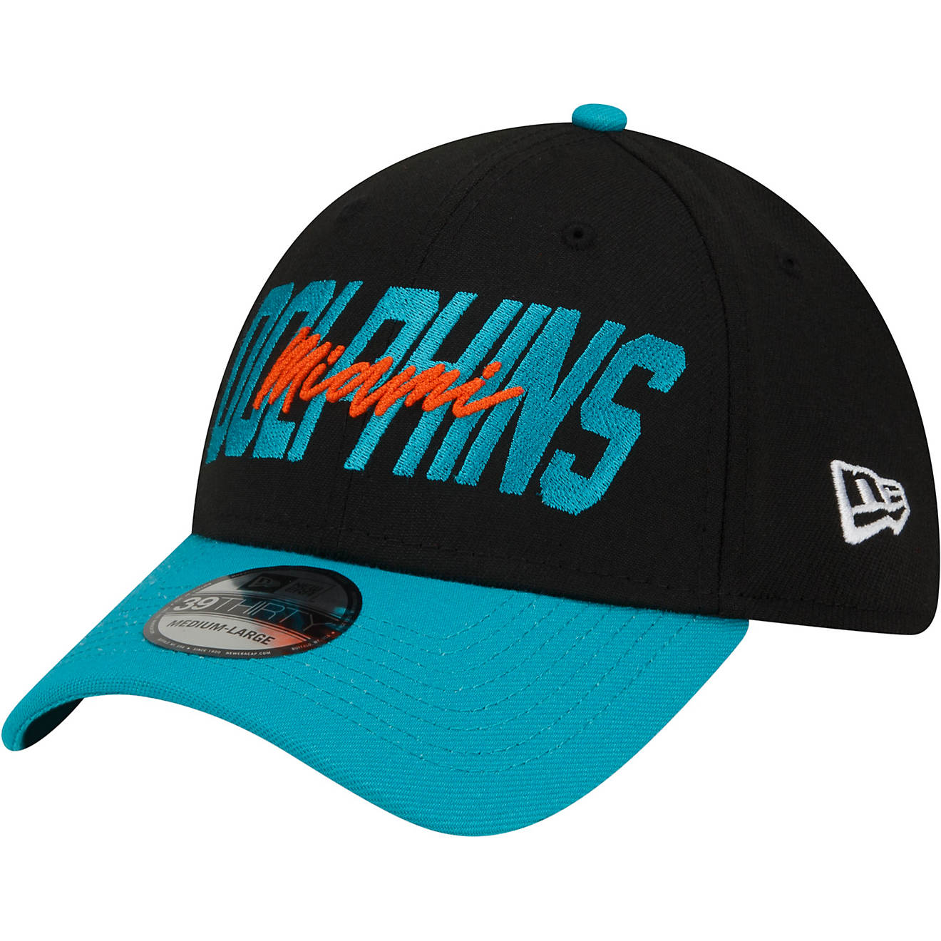 New Era Men's Miami Dolphins NFL Draft 22 39THIRTY Cap                                                                           - view number 1