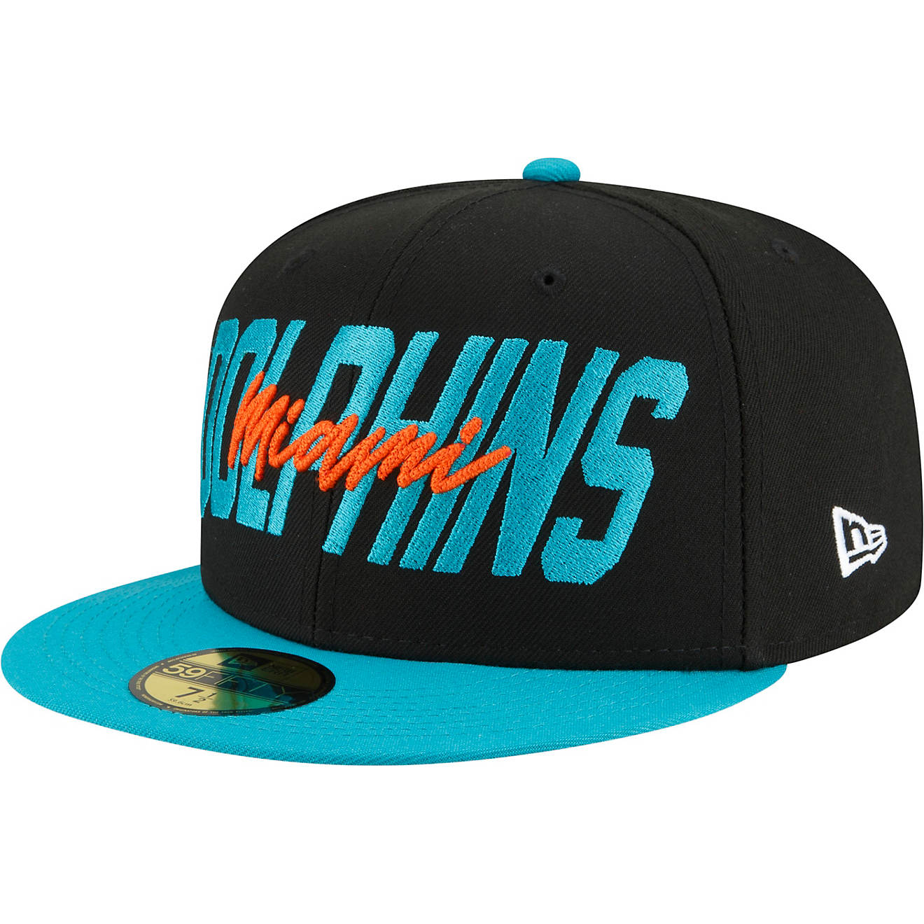 New Era Men's Miami Dolphins NFL Draft 22 59FIFTY Cap                                                                            - view number 1