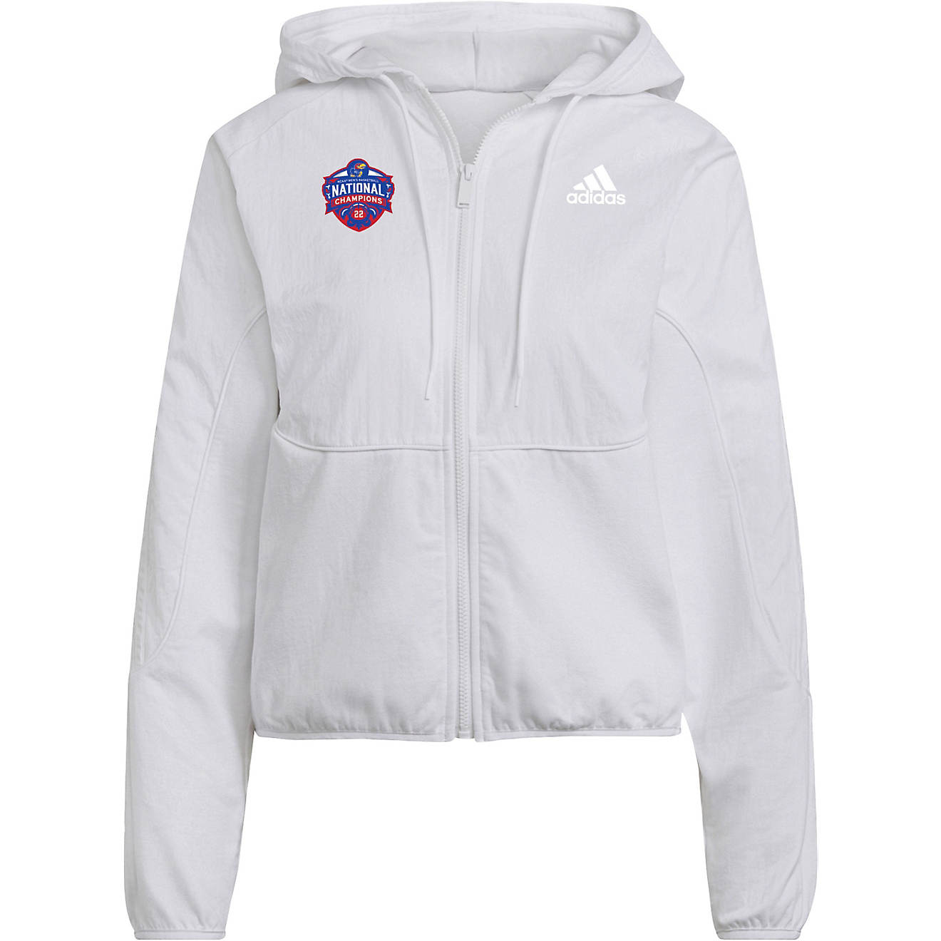 Adidas Women's University of Kansas 2022 March Madness National Champs Sport Full Zip Jacket                                     - view number 1