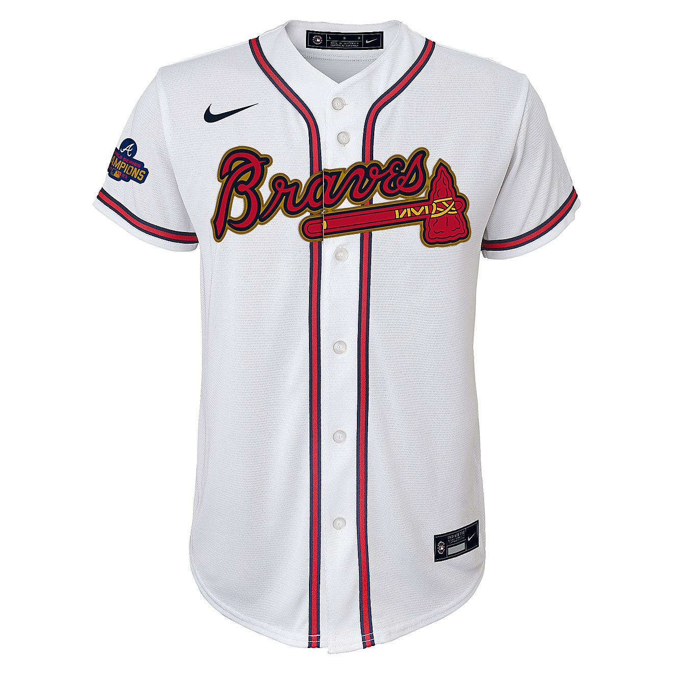 Nike Youth Atlanta Braves Riley Gold Jersey                                                                                      - view number 2
