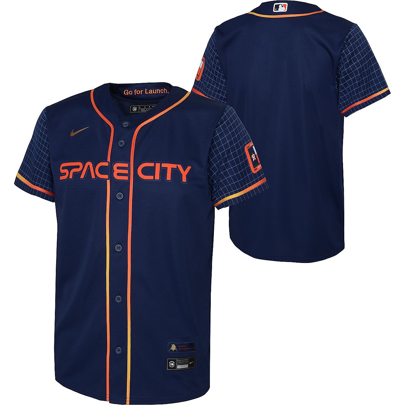 Nike Youth Houston Astros City Connect Replica Jersey                                                                            - view number 3