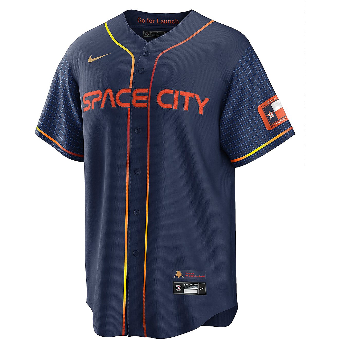 Nike Men's Houston Astros Lance McCullers Jr City Connect Replica Jersey                                                         - view number 2