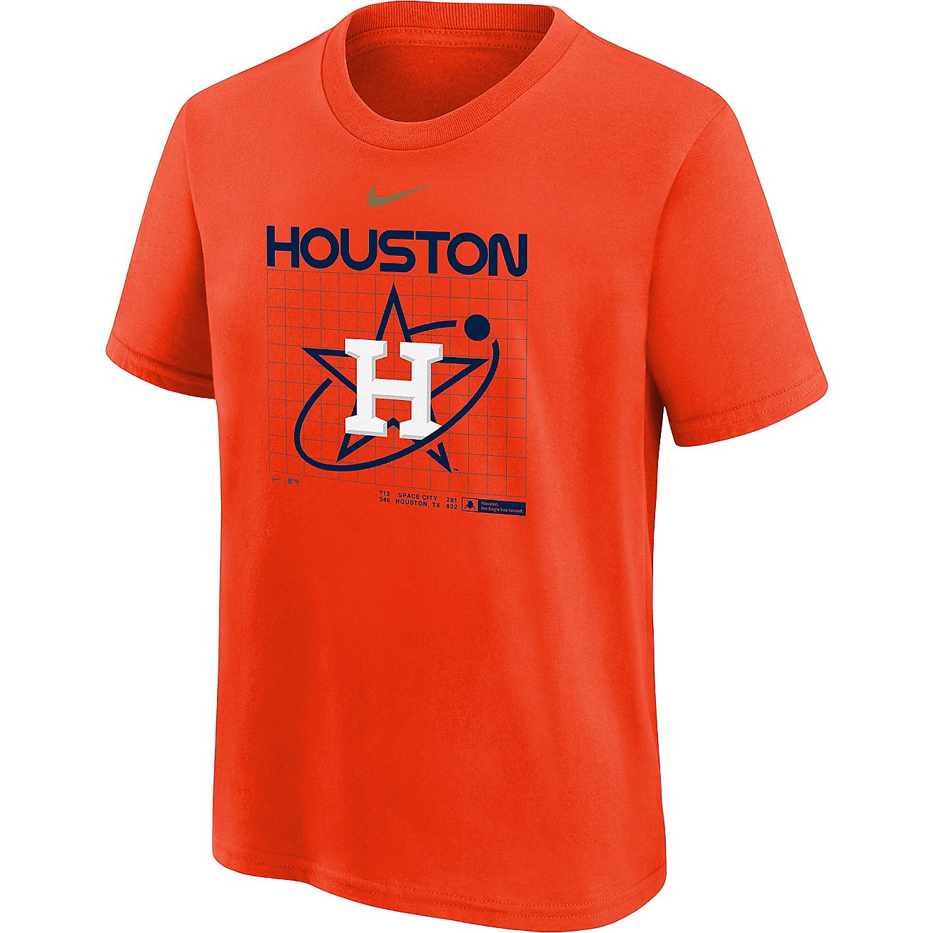 Nike Boys' Houston Astros City Connect Home Logo T-shirt                                                                         - view number 1
