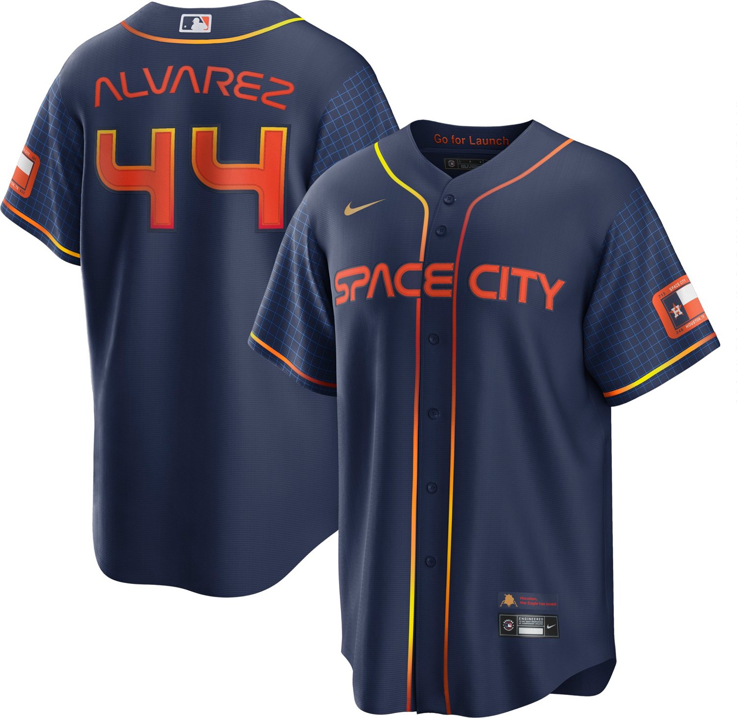 Nike Men's Houston Astros Yordan Alvarez 44 City Connect Replica