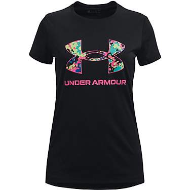 Under Armour Girls’ Tech Solid Big Logo T-shirt                                                                               