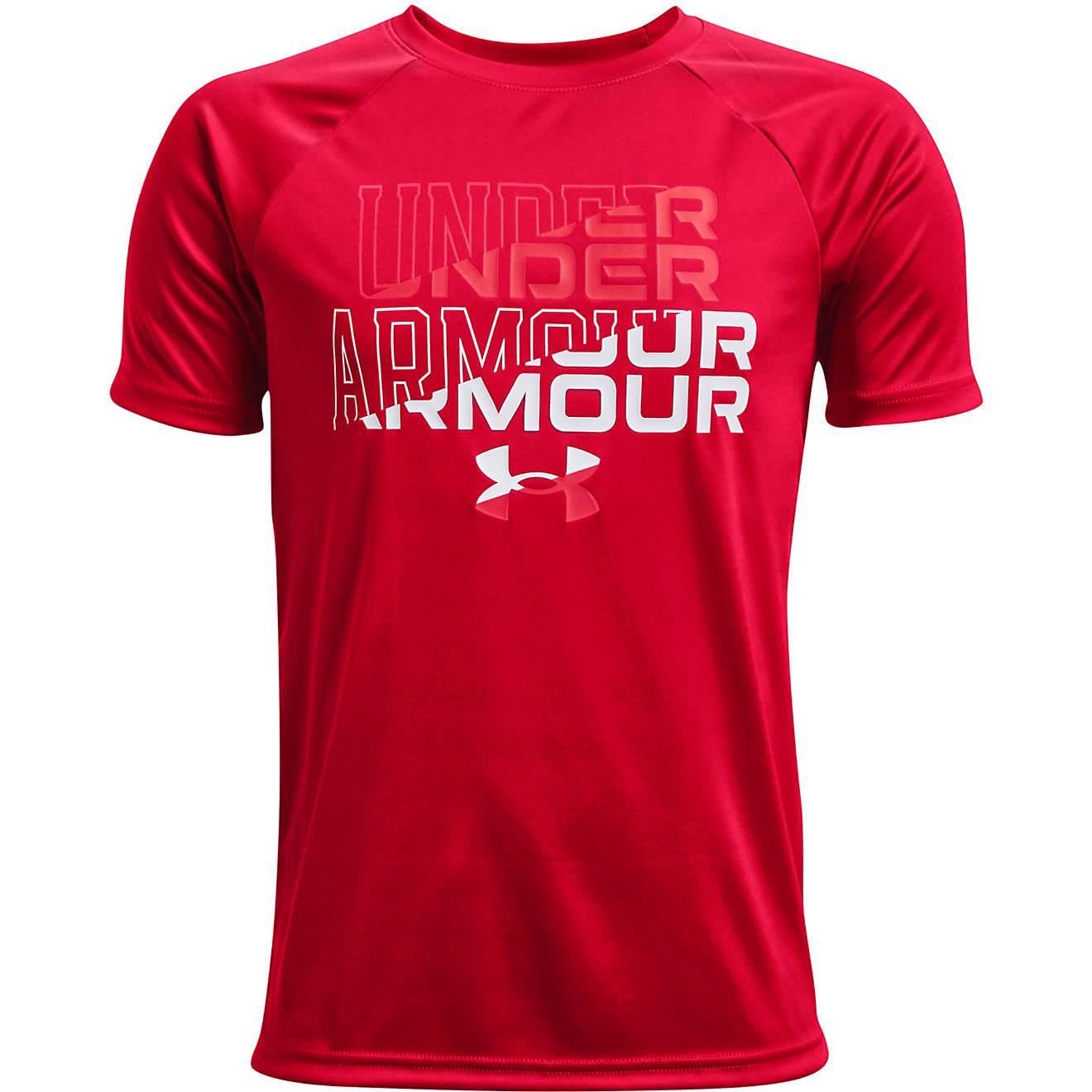 Under Armour Boys' UA Tech Wordmark Short Sleeve T-shirt                                                                         - view number 1