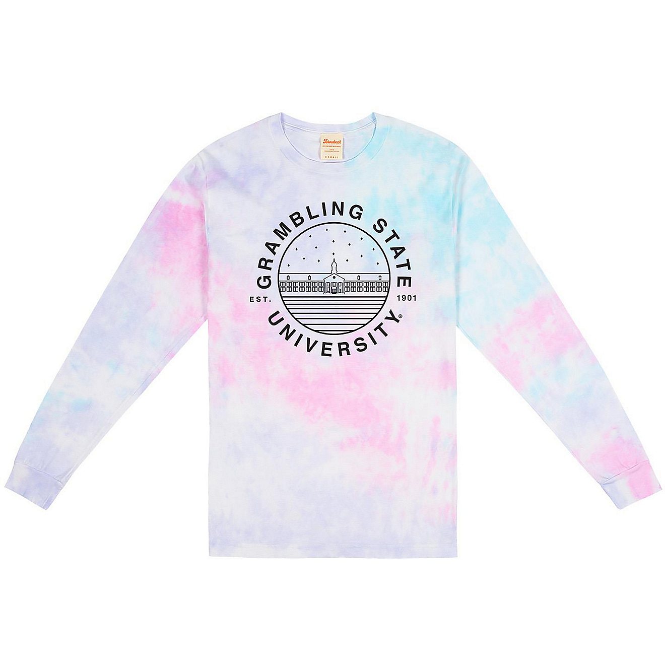 Uscape Apparel Women's Grambling State University Pastel Tie Dye Long Sleeve T-shirt                                             - view number 1