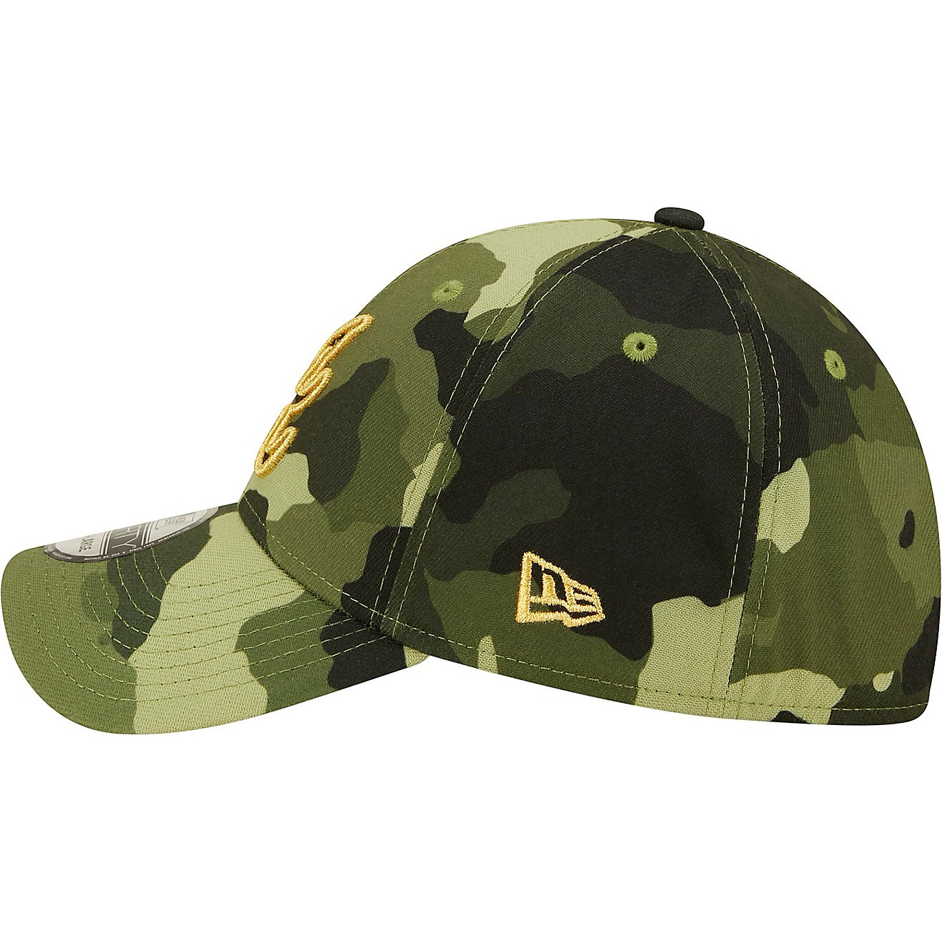 New Era Men's Atlanta Braves Camouflage AFD Stretch 39THIRTY Cap                                                                 - view number 5