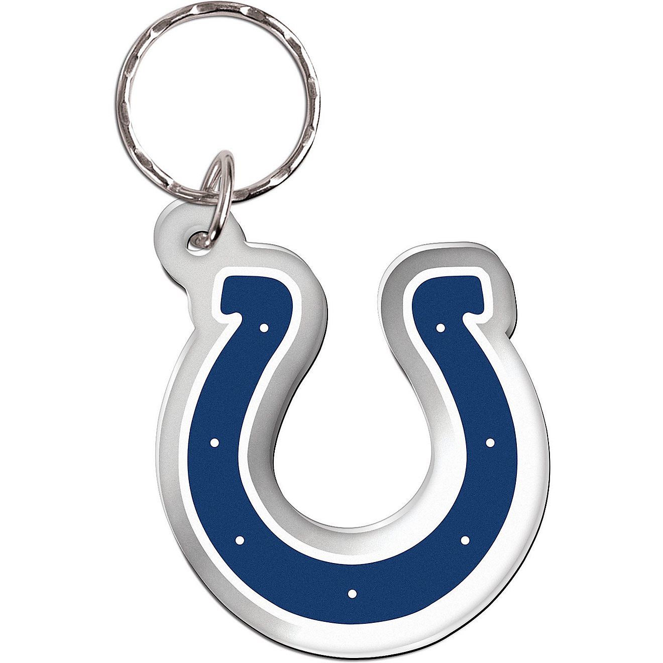 WinCraft Indianapolis Colts Metallic Freeform Keychain                                                                           - view number 1