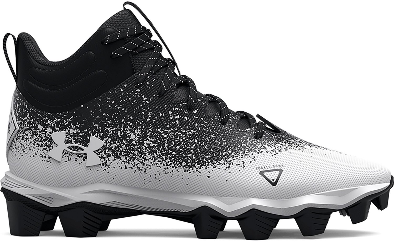 under armour men's spotlight franchise mid rm football cleats wide
