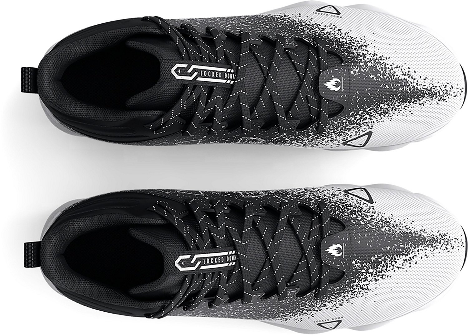 under armour men's spotlight franchise mid rm football cleats wide