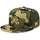 New Era Men's Atlanta Braves Camo AFD Fitted 59FIFTY Cap                                                                         - view number 2 image