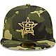 New Era Men's Houston Astros Camo AFD Fitted 59FIFTY Cap                                                                         - view number 1 image