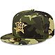 New Era Men's Houston Astros Camo AFD Fitted 59FIFTY Cap                                                                         - view number 2 image