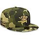 New Era Men's Houston Astros Camo AFD Fitted 59FIFTY Cap                                                                         - view number 3 image