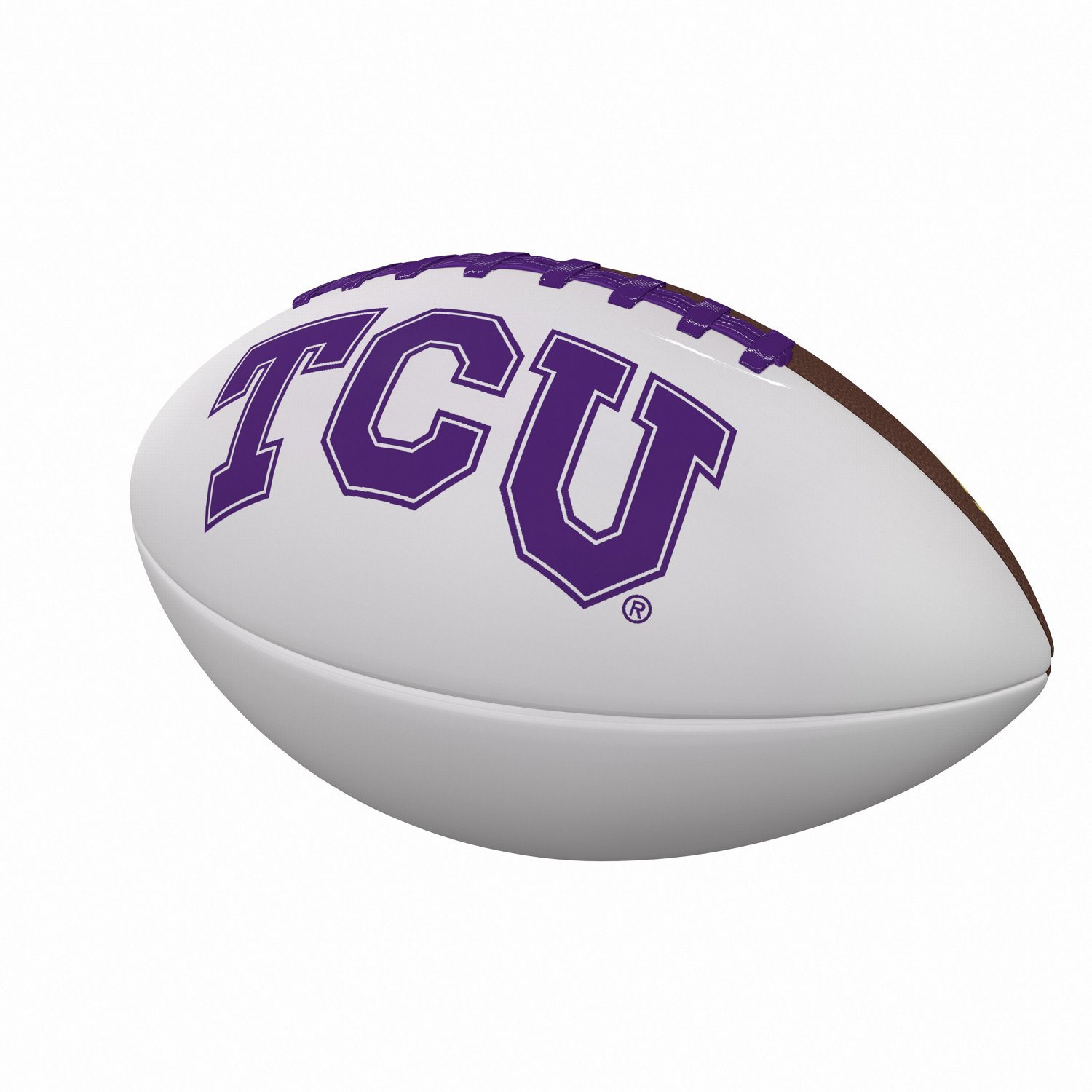 Logo Brands Texas Christian University Official-Size Autograph Football ...