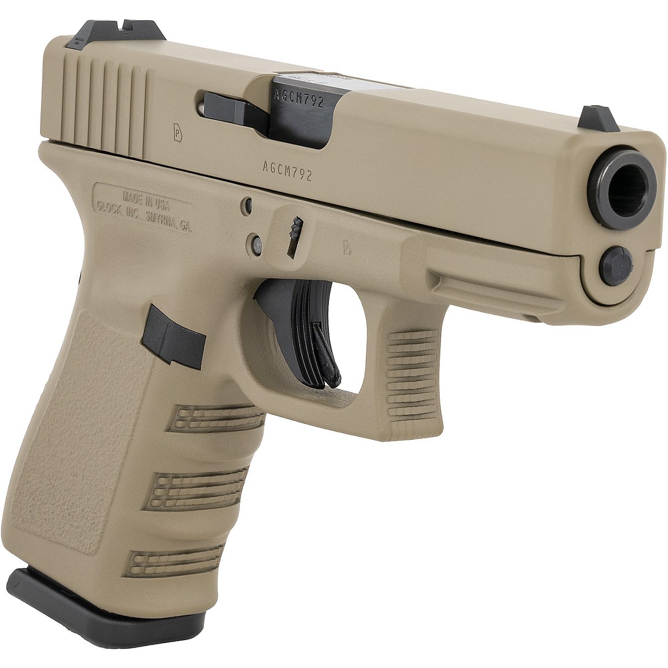 GLOCK G19 Gen3 9mm Compact FDE Safe-Action Pistol                                                                                - view number 3