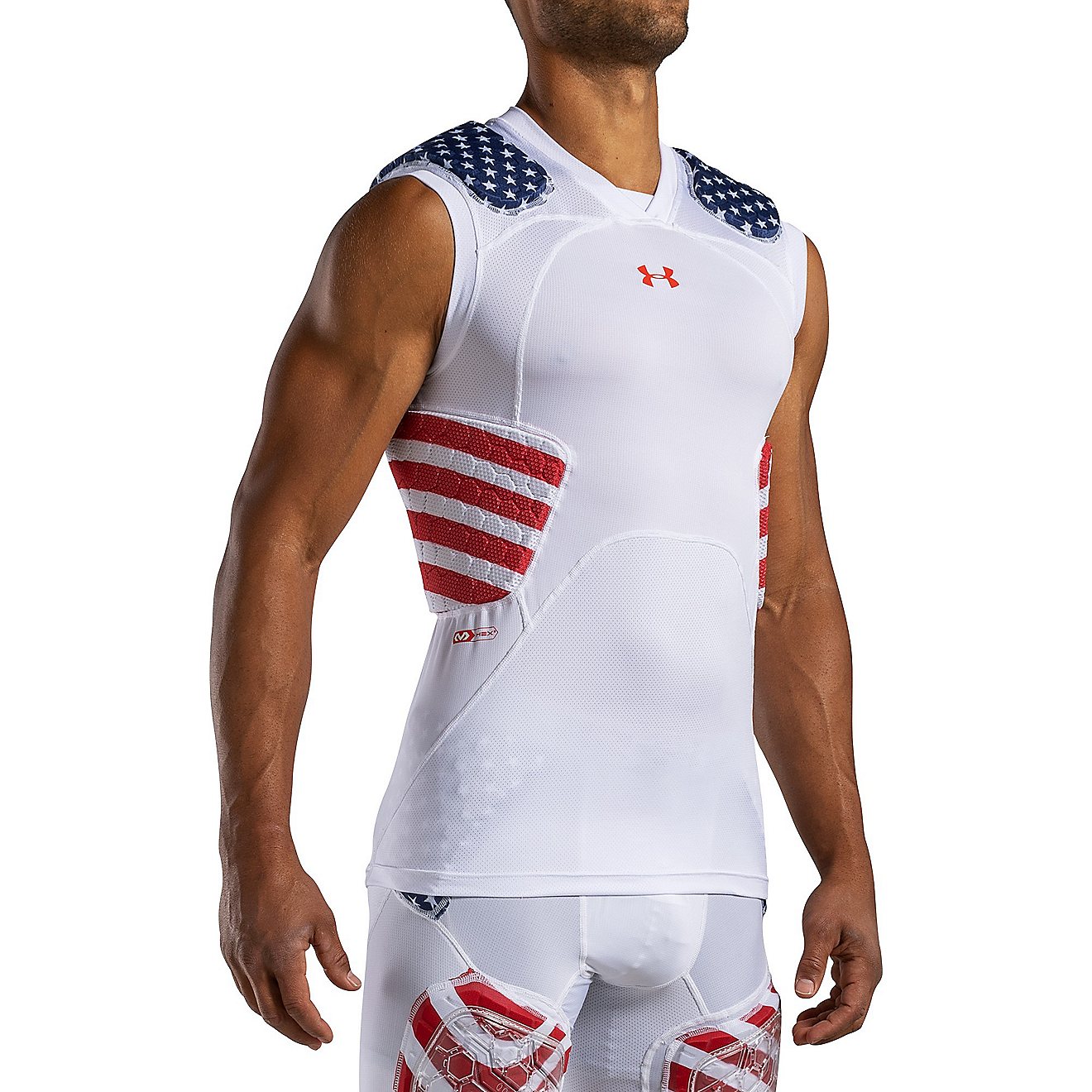 Under Armour Adults' Gameday Armour Pro Americana 5-Pad Top Base Layer                                                           - view number 1