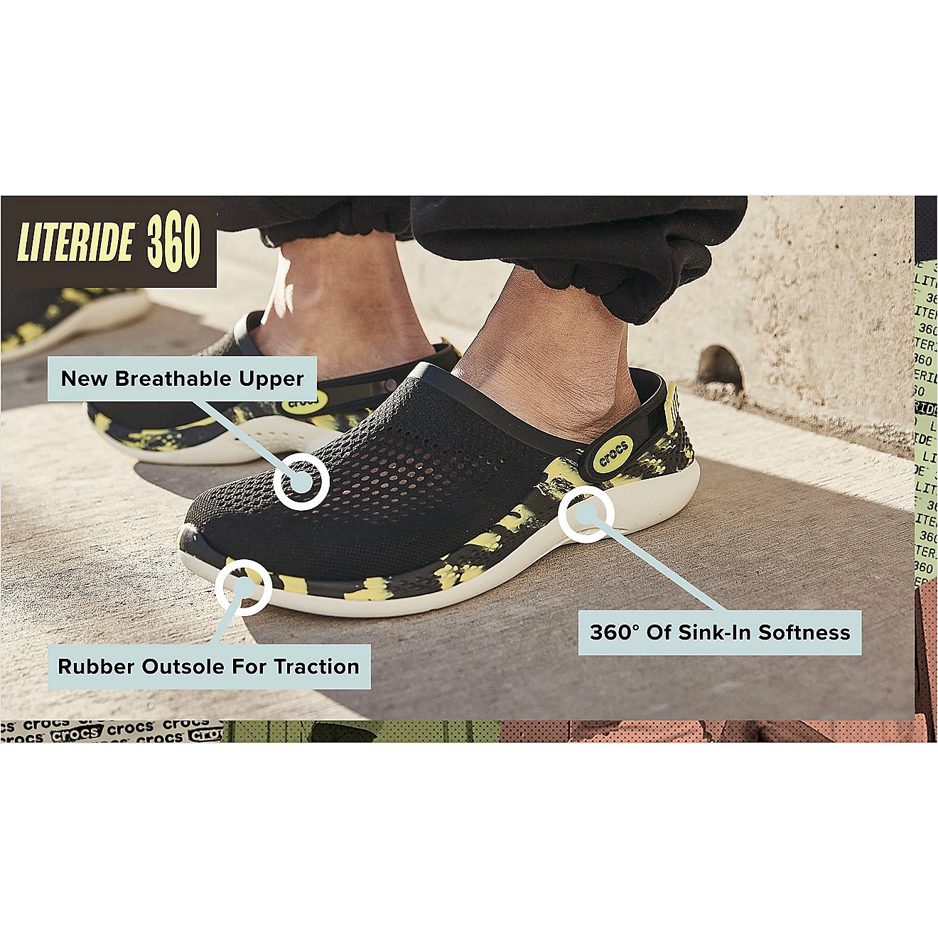 Crocs Youth LiteRide 360 Clogs - view number 5