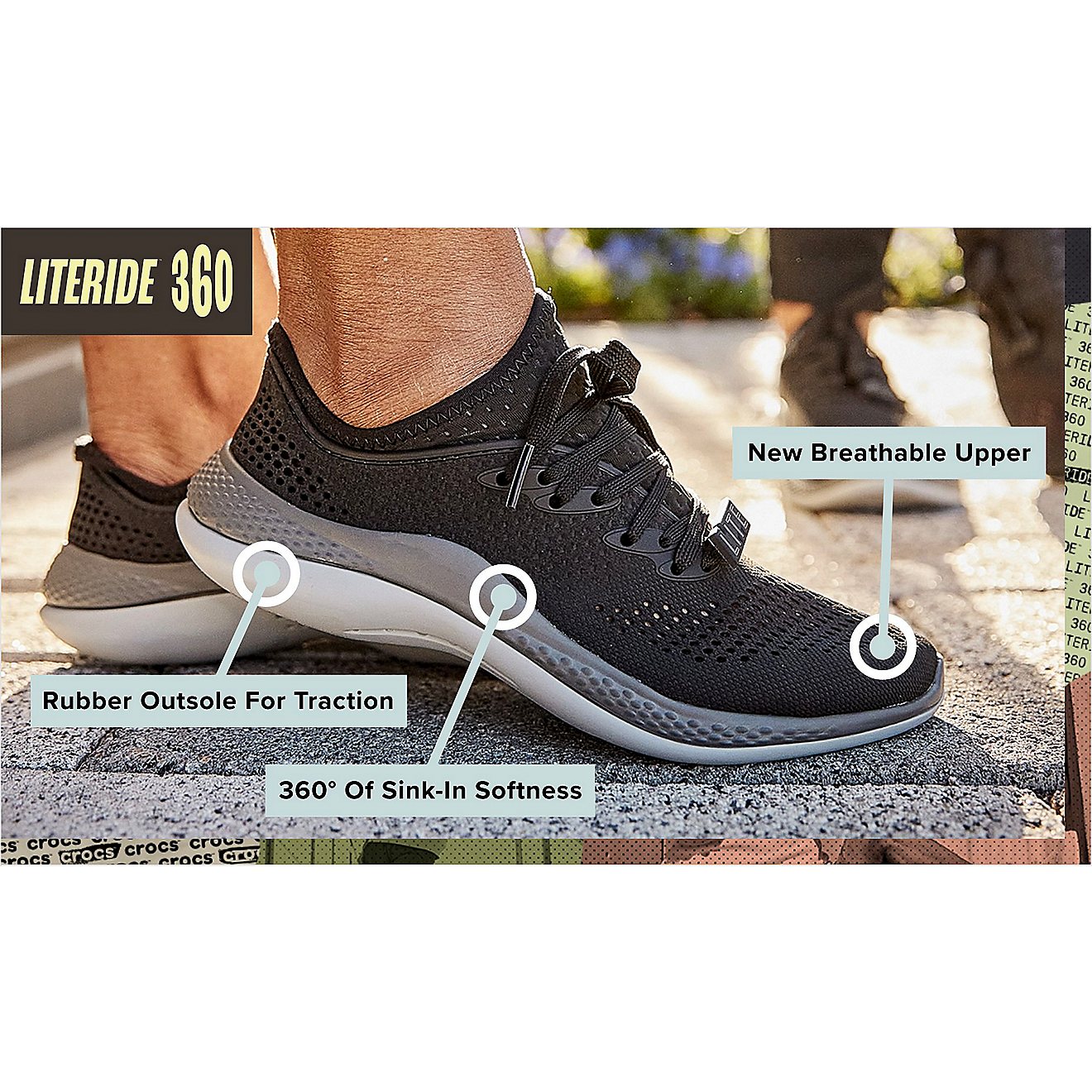 Crocs Men's LiteRide 360 Pacer Shoes                                                                                             - view number 5