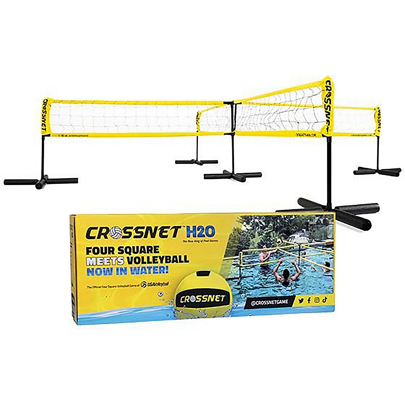 Crossnet H20 4-Way Volleyball Pool Game Set                                                                                      - view number 1