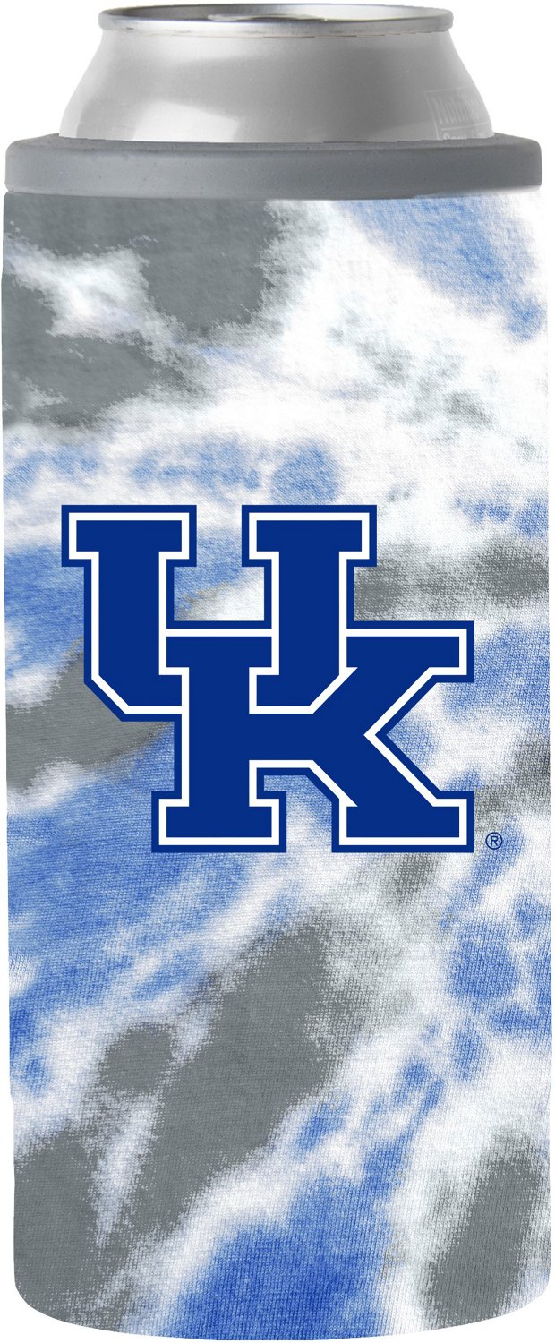 Logo Brands University of Kentucky Tie Dye Slim Can 12 oz Coolie Academy
