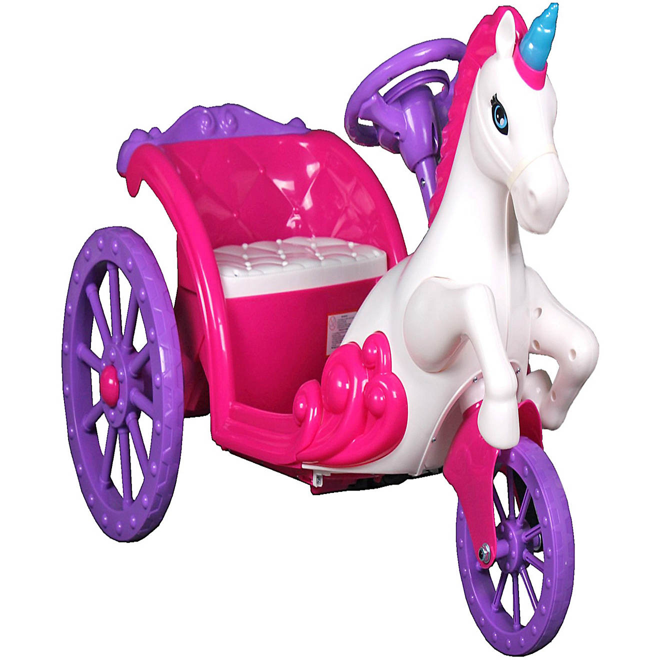 Best Ride On Cars Unicorn Carriage Ride On Toy                                                                                   - view number 1