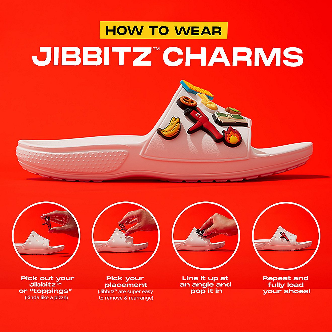 Crocs Jibbitz Get Swole Charms 5-Pack                                                                                            - view number 4
