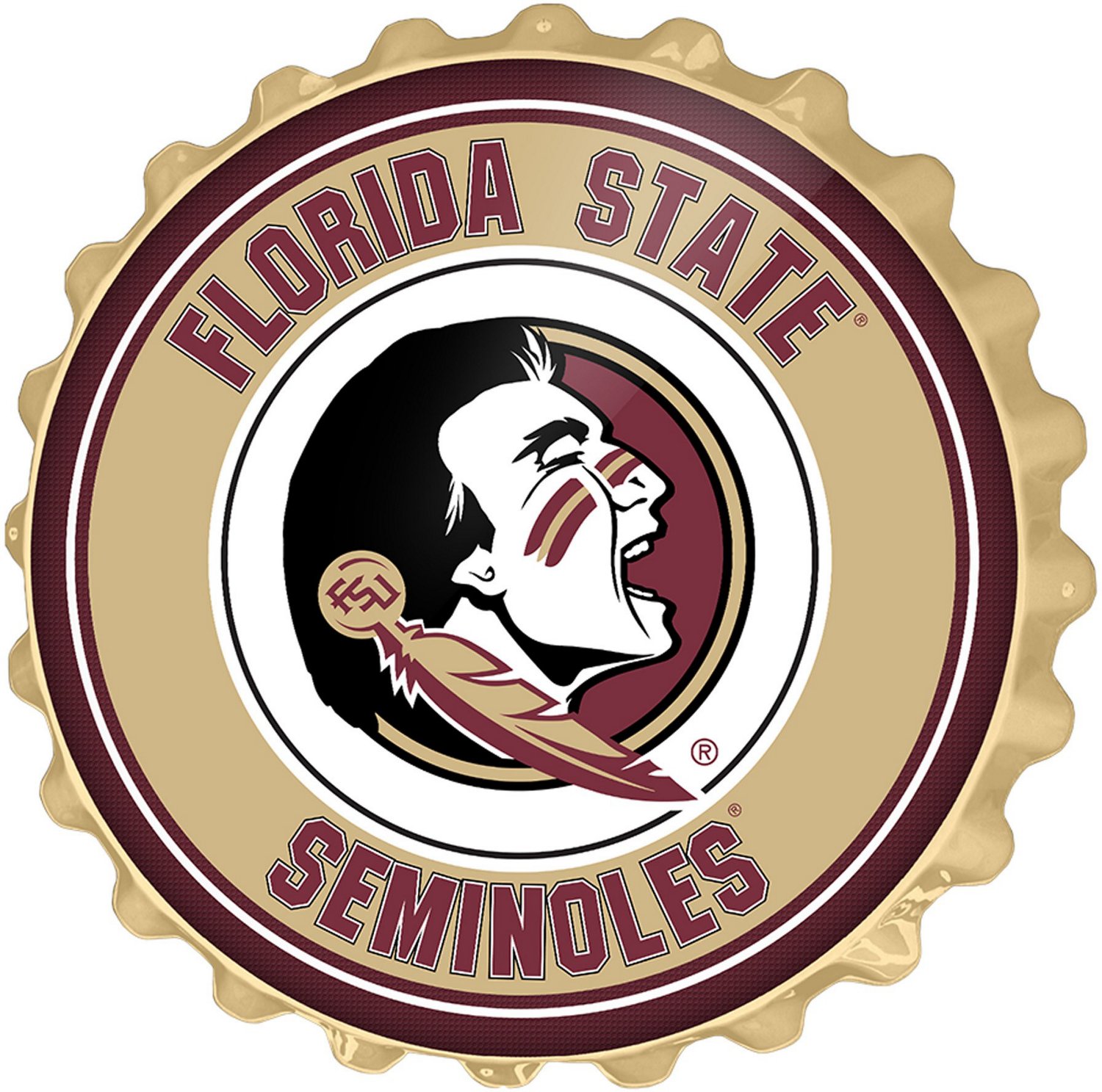 The Fan-Brand Florida State University Bottle Cap Sign | Academy