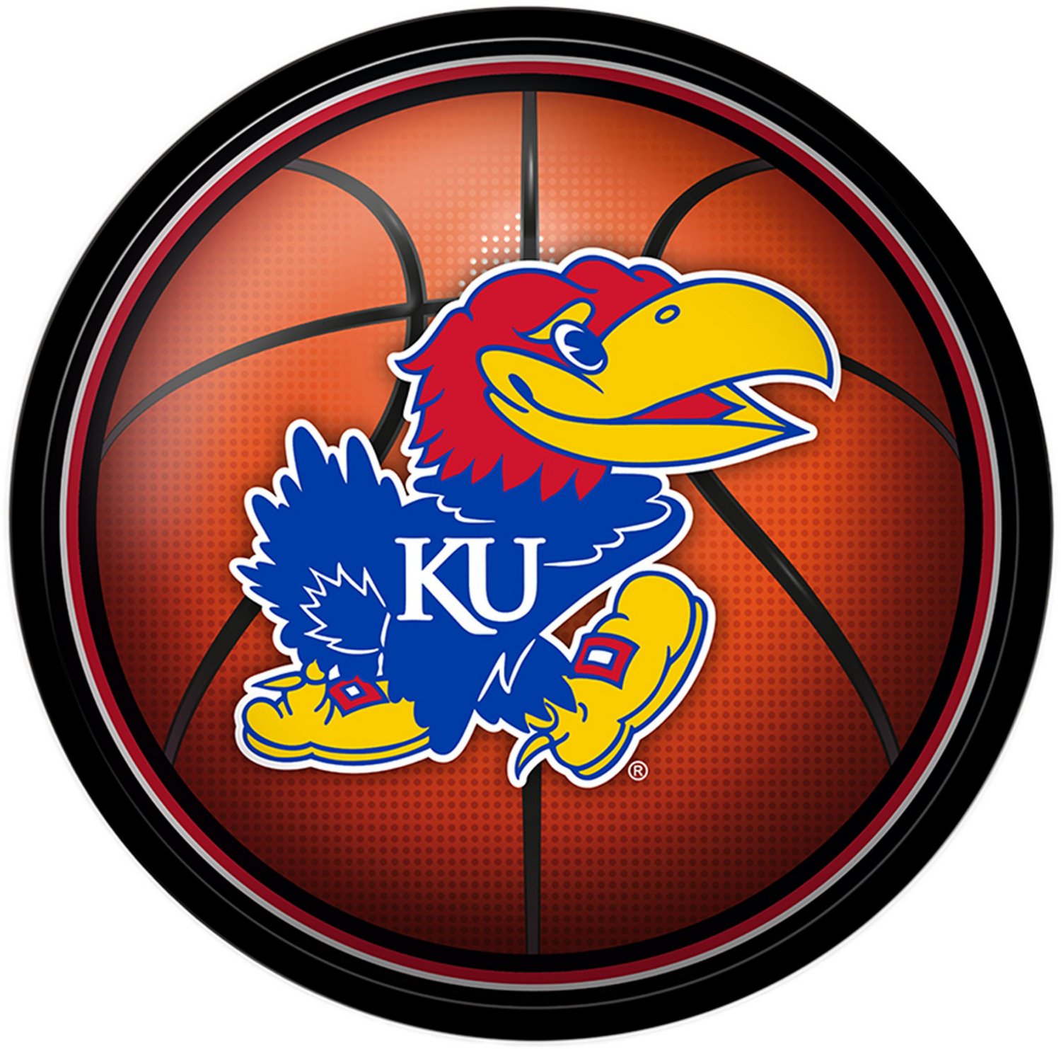 The FanBrand University of Kansas Basketball Modern Disc Sign Academy