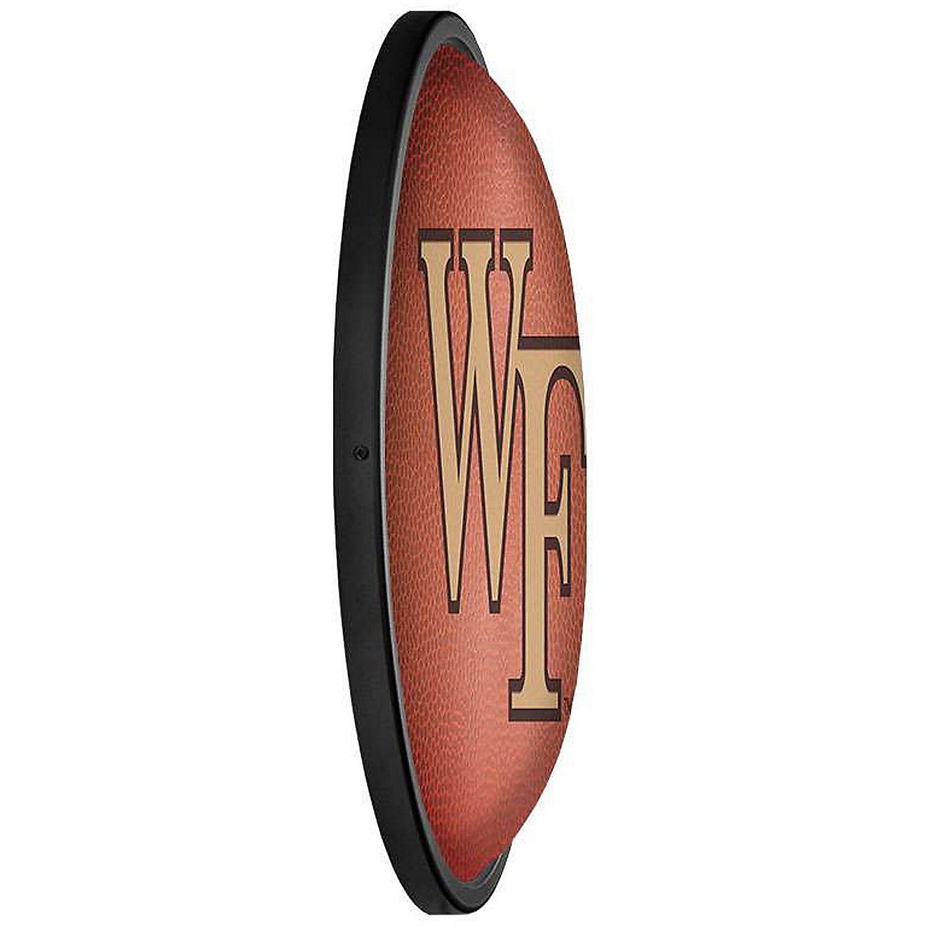 The Fan-Brand Wake Forest University Pigskin Oval Slimline Lighted Wall Sign                                                     - view number 3