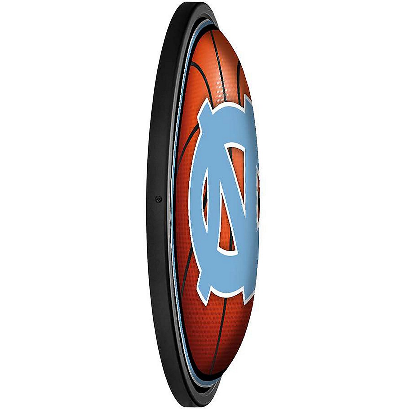 The Fan-Brand University of North Carolina Basketball Round Slimline Lighted Wall Sign                                           - view number 3