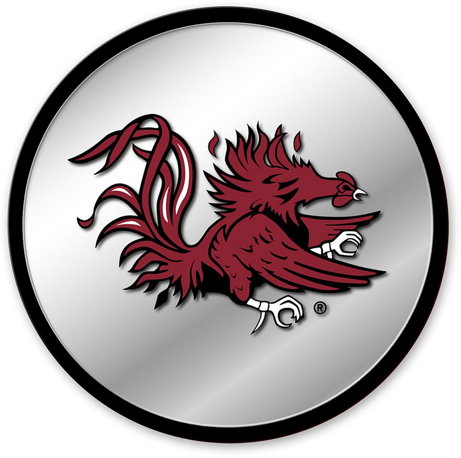 The Fan-Brand University of South Carolina Mascot Modern Disc Mirrored ...