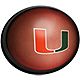 The Fan-Brand University of Miami Pigskin Oval Slimline Lighted Sign                                                             - view number 2 image