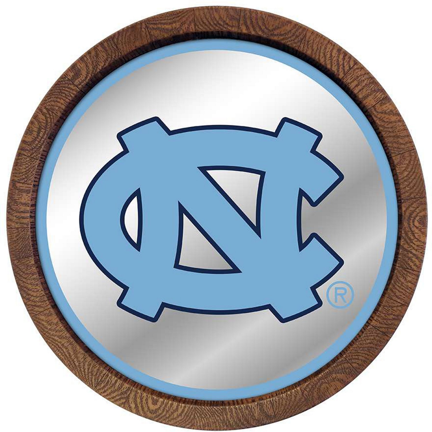 The Fan-Brand University of North Carolina Faux Barrel Top Mirrored ...