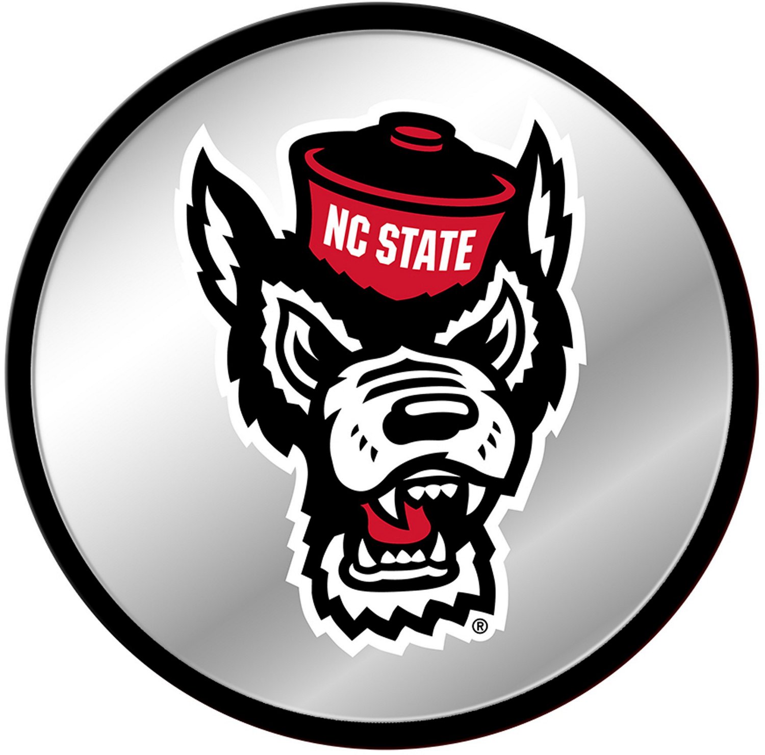 The Fan-Brand North Carolina State University Mascot Modern Mirrored ...