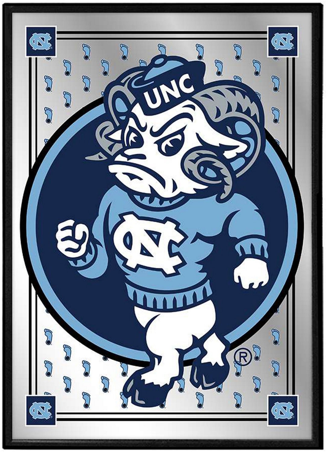 The Fan-Brand University of North Carolina Team Spirit Mascot Framed ...