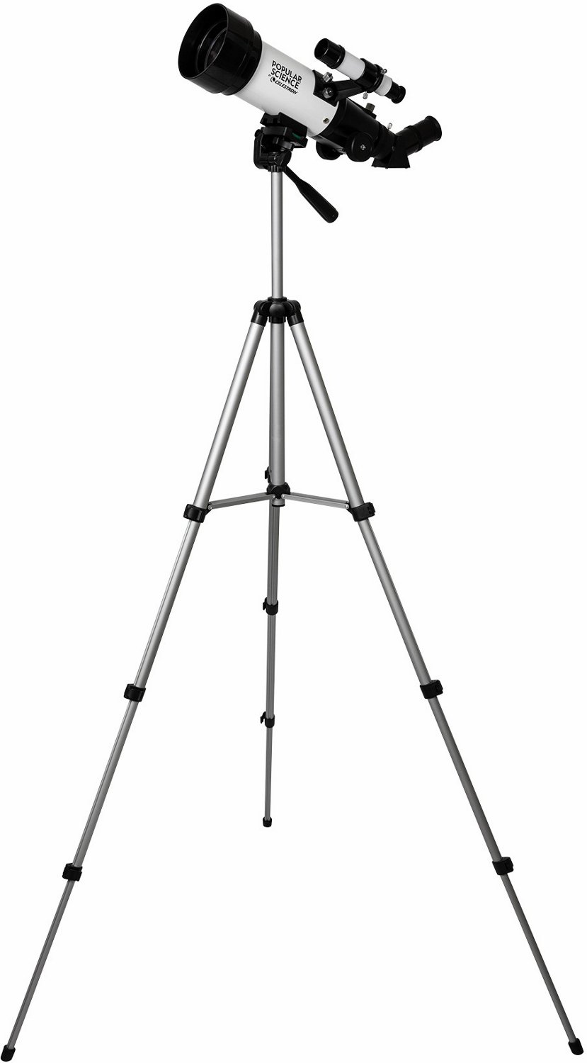 Celestron Popular Science Travel Scope 70 Portable Telescope Kit Academy