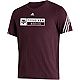 adidas Men's Texas A&M University Fashion Short Sleeve T-shirt                                                                   - view number 1 image