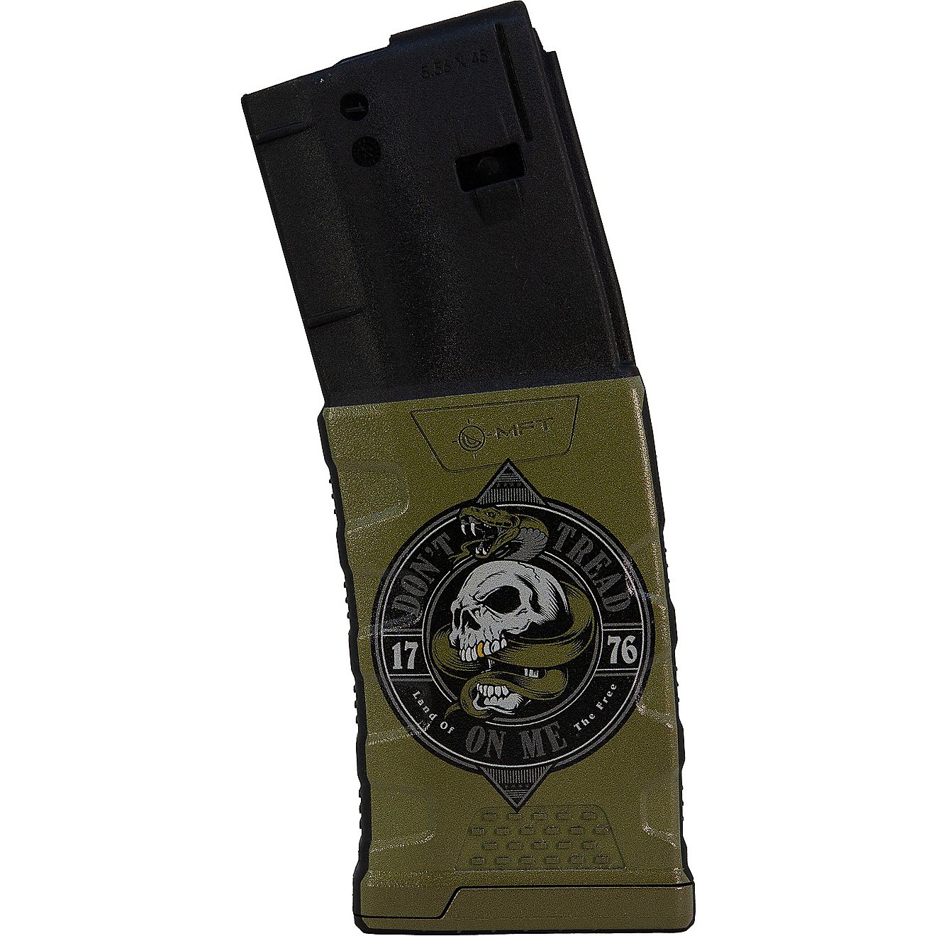 Mission First Tactical 5.56 x 45mm Don't Tread On Me 20 rd AR15 Magazine                                                         - view number 1