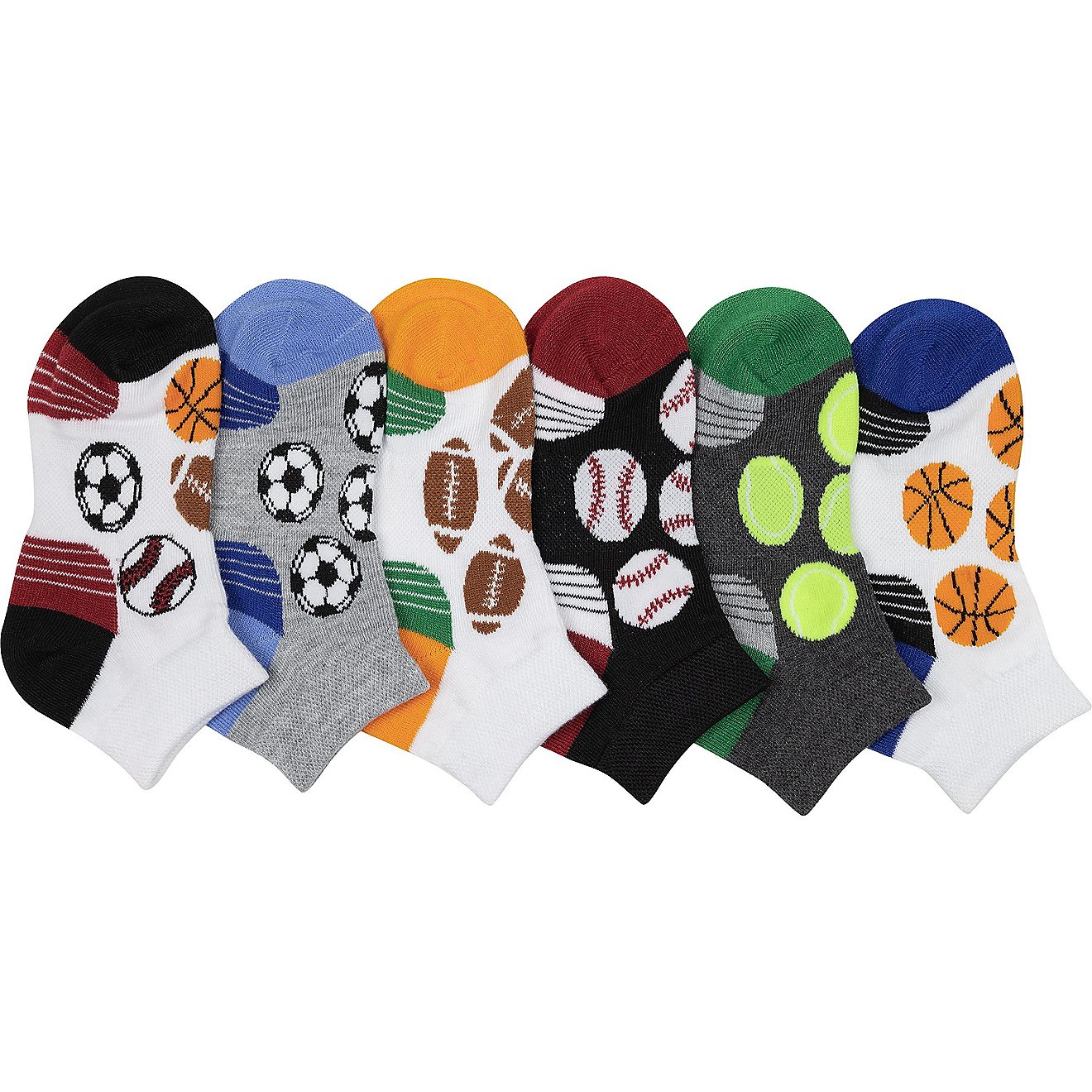 BCG Youth Sports Socks 6 Pack                                                                                                    - view number 1