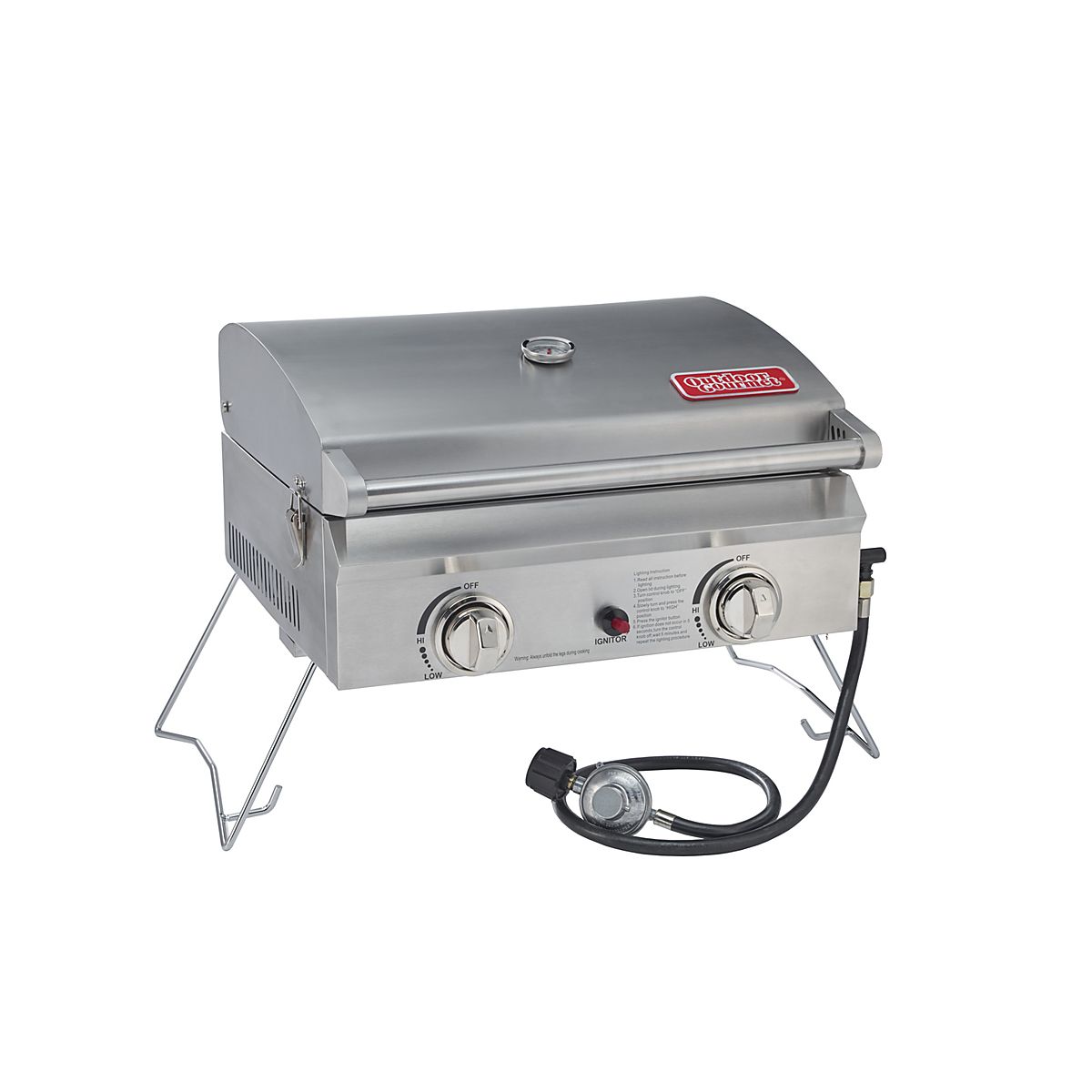 Outdoor Gourmet 2Burner Gas Portable Grill Academy
