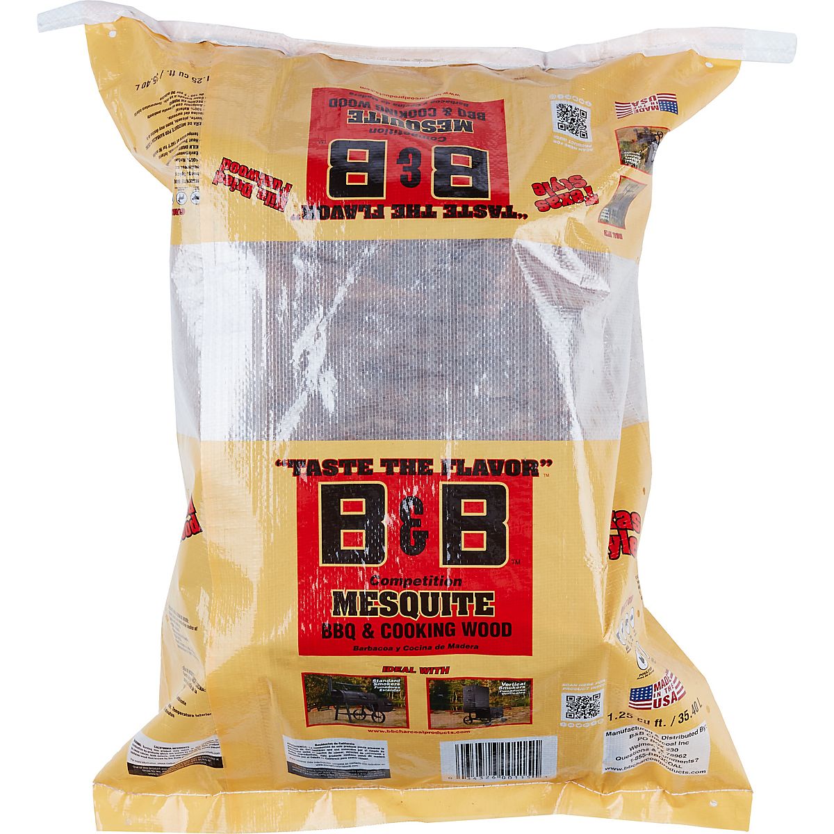 B B Kiln Dried Flavored 1 25 Cu Ft Bbq Cooking Wood Logs Academy