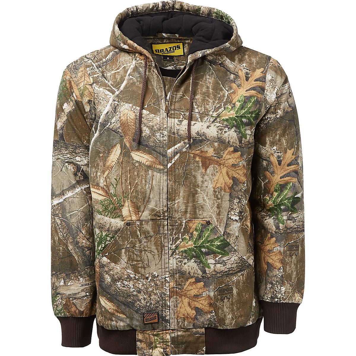 Brazos Men's Engineer Printed Hooded Jacket Academy