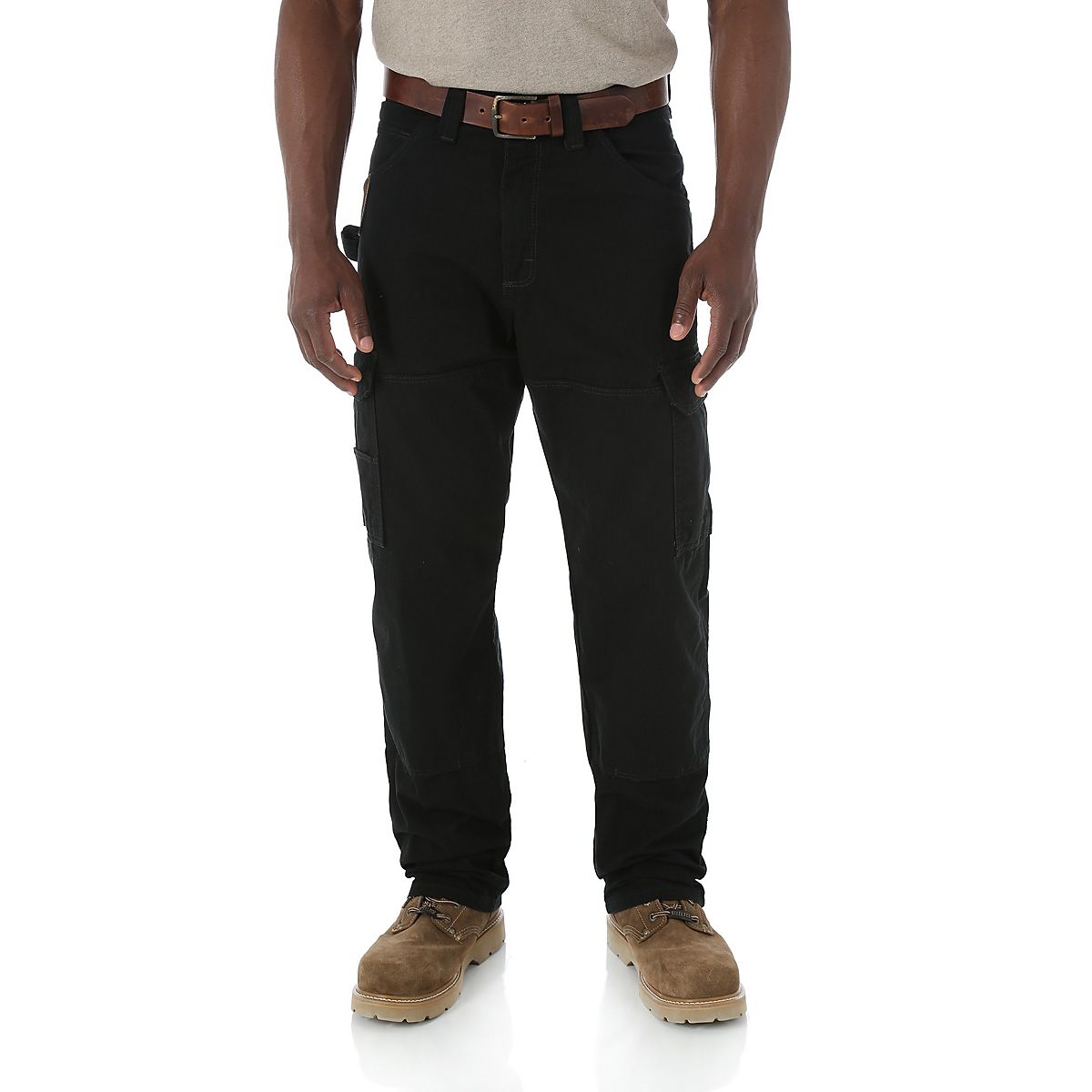 wrangler double knee cargo pants