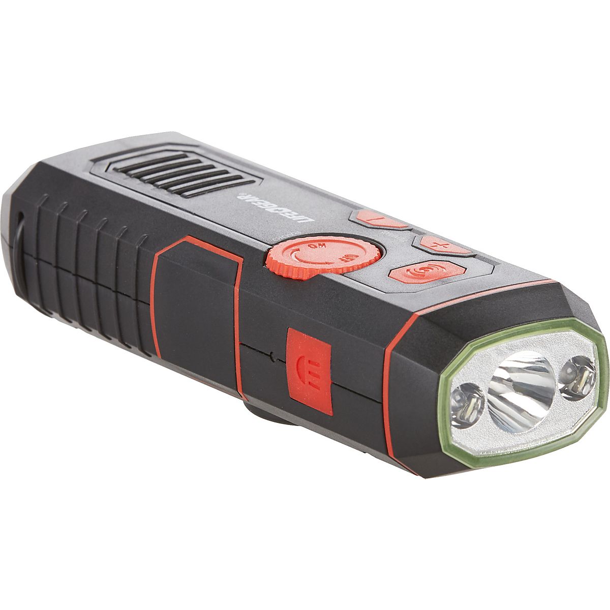 Life+Gear LG38-60675-RED Stormproof USB Crank & Radio Rechargeable Flashlight 
